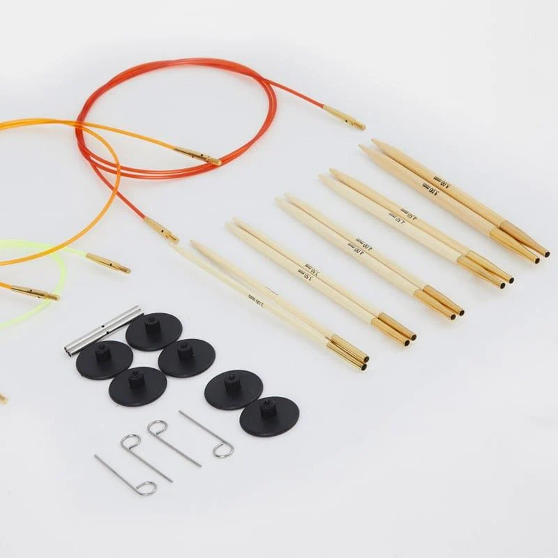 Bamboo Interchangeable Circular Needle Set  - Beginner - Image 4