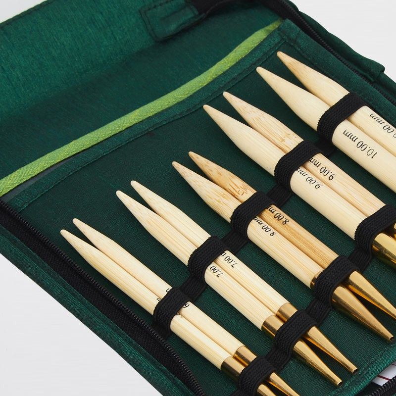 Bamboo Interchangeable Circular Needle Set - Thick Needles - Image 3