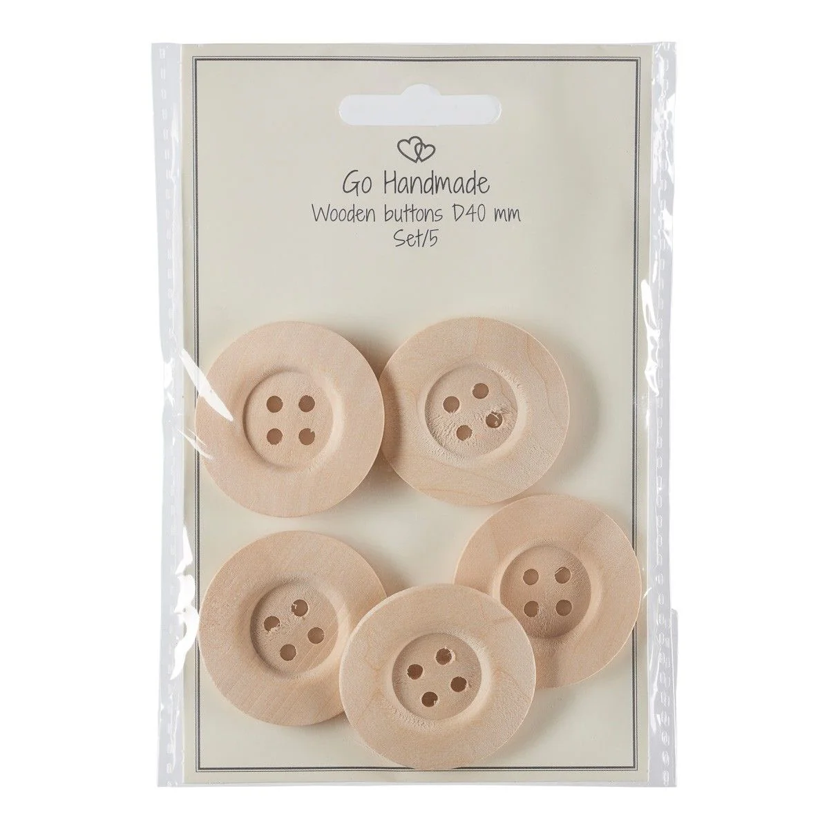 Large Wooden Buttons - Image 2