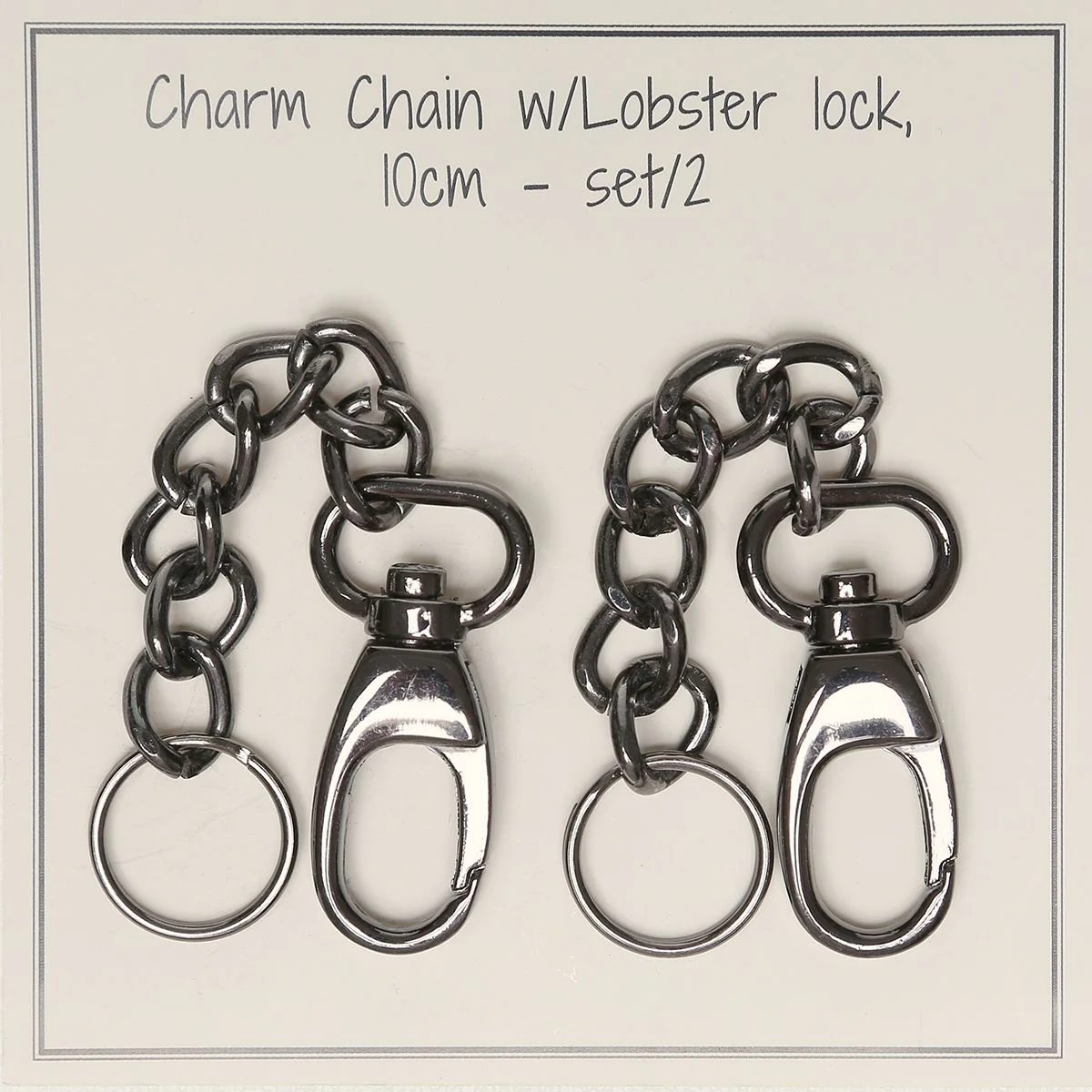 Charm Chain With Lobster Lock - 10 cm - Image 3