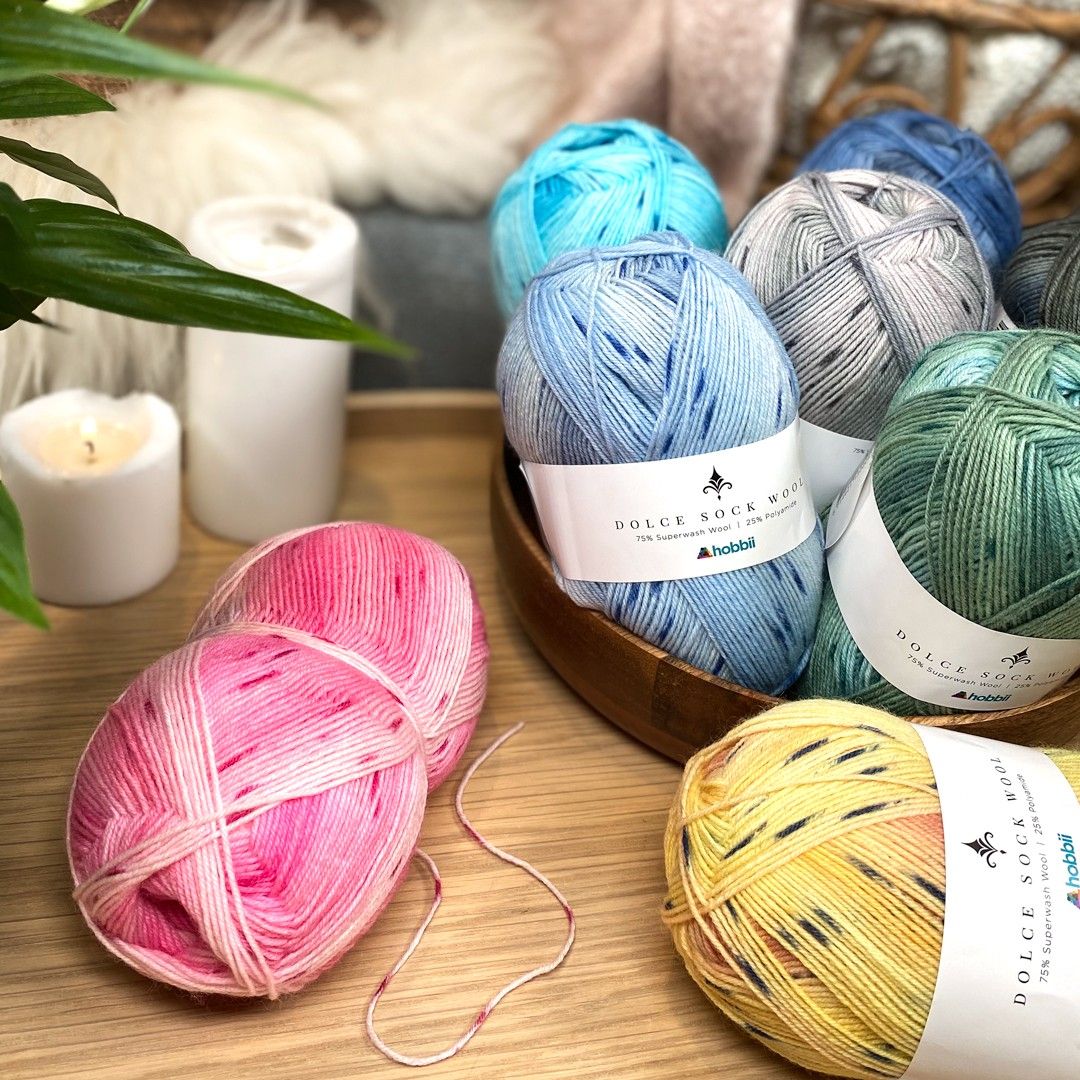Dolce Sock Wool Dots - Image 2