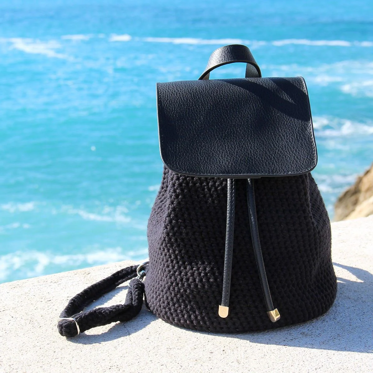 Bag Drawstring - Black/Silver - Image 8