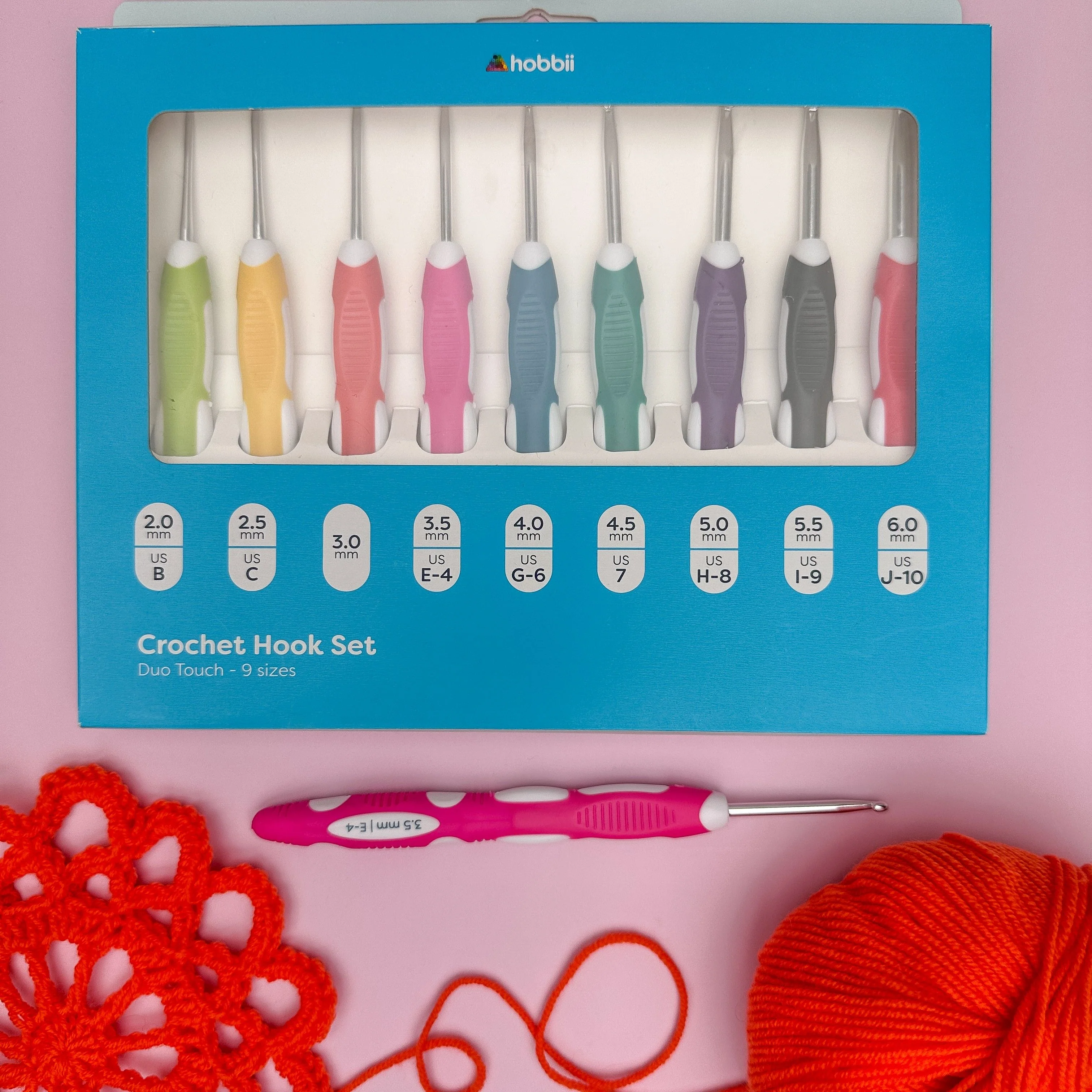 Duo Touch Crochet Hook set - 9 sizes - Image 6