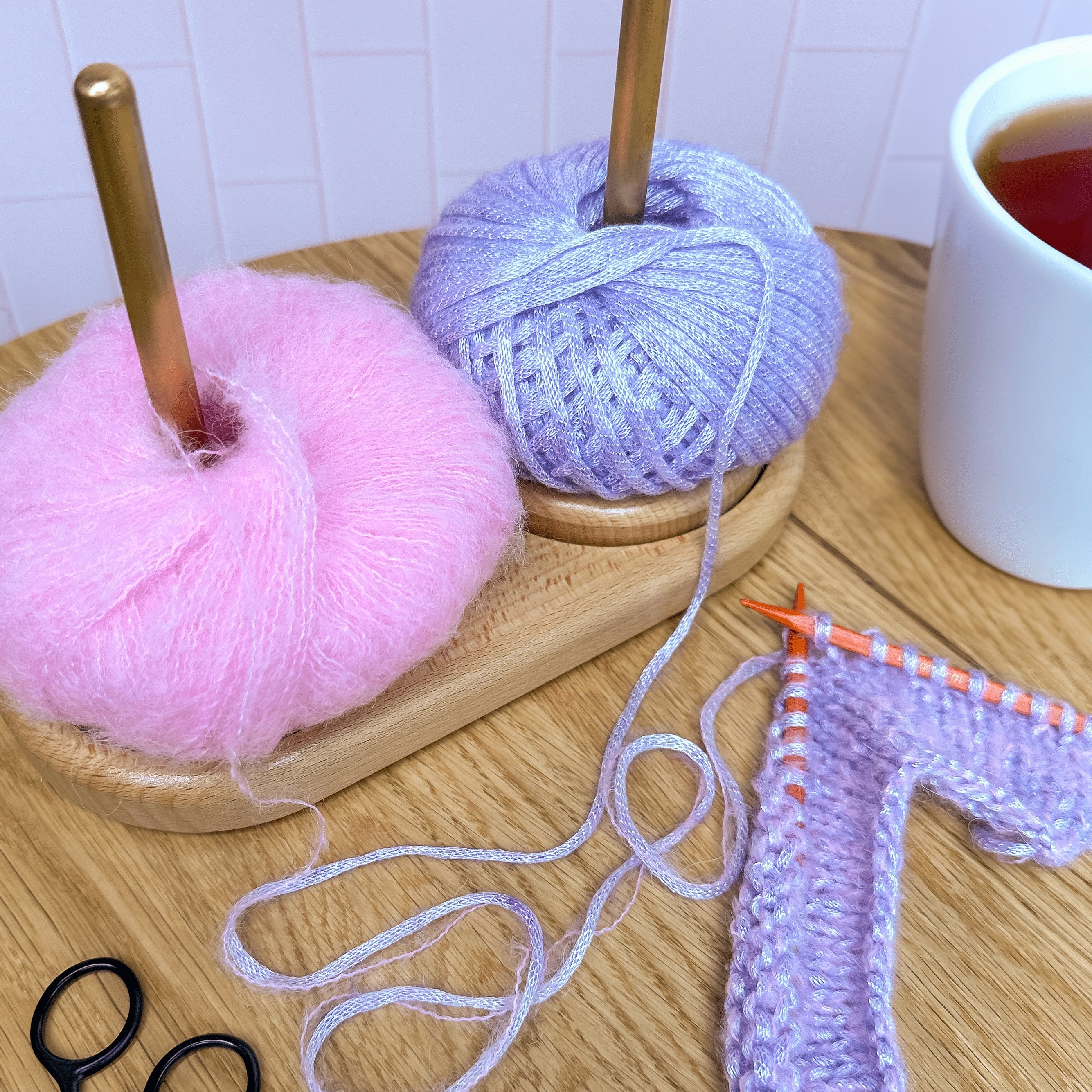 Duo Yarn Holder - Wooden - Image 6
