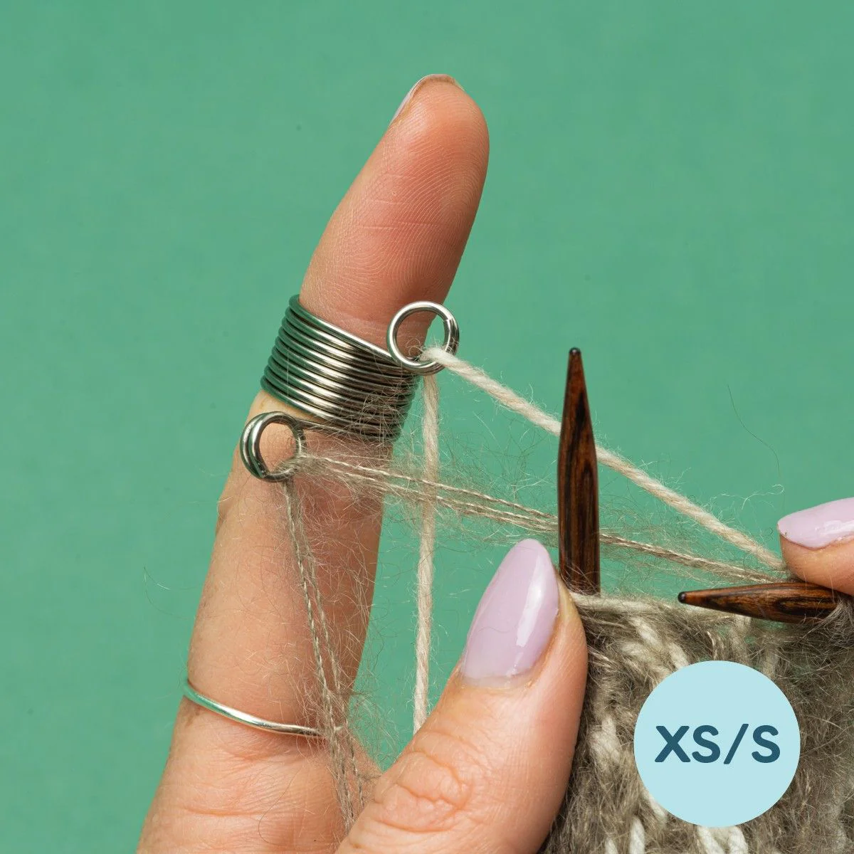 Knitting Thimble for 2 threads - Image 3