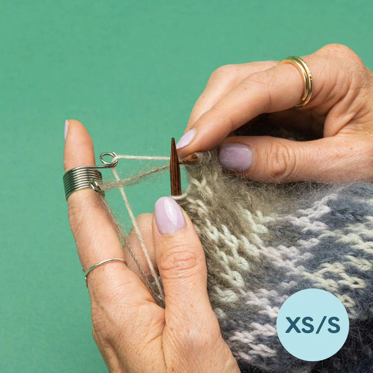 Knitting Thimble for 2 threads - Image 4