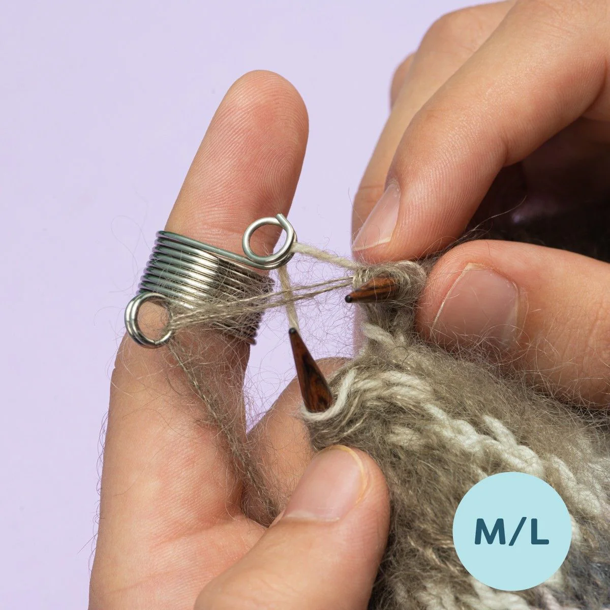 Knitting Thimble for 2 threads - Image 5