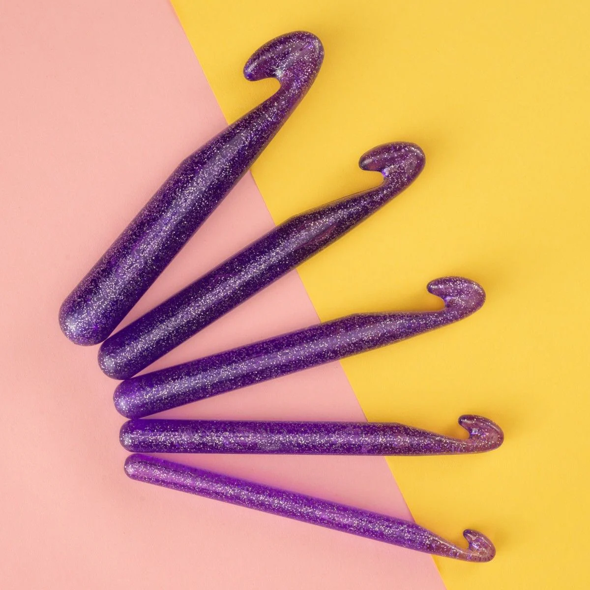 Glitter Crochet Hook Set - 5 sizes - Image 4