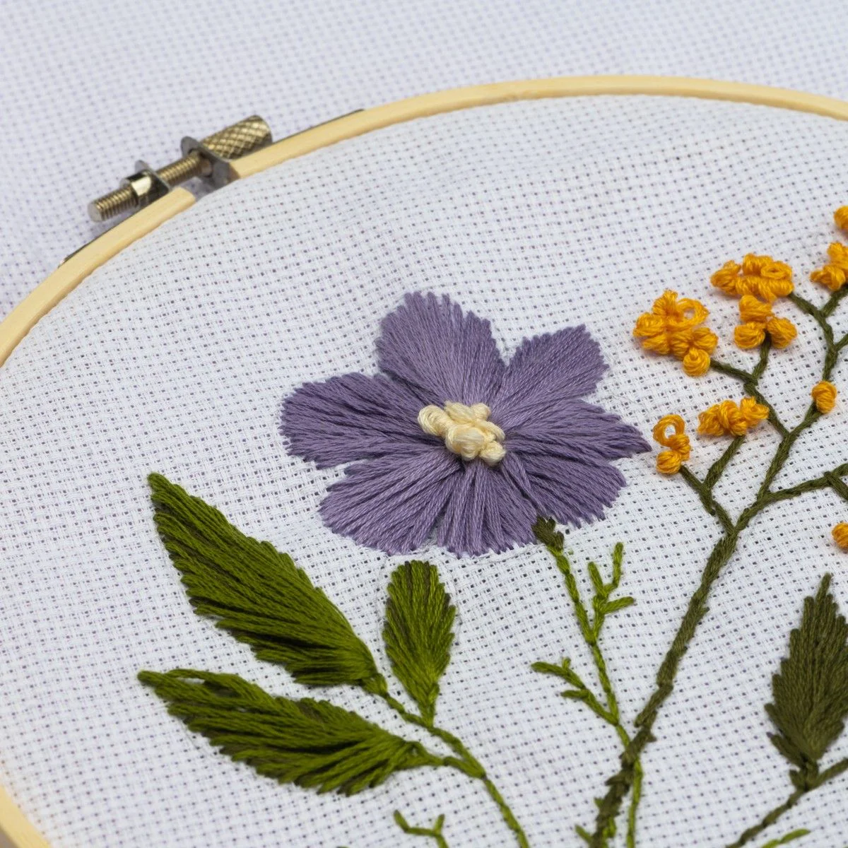 Embroidery Ring with Fabric - Image 3