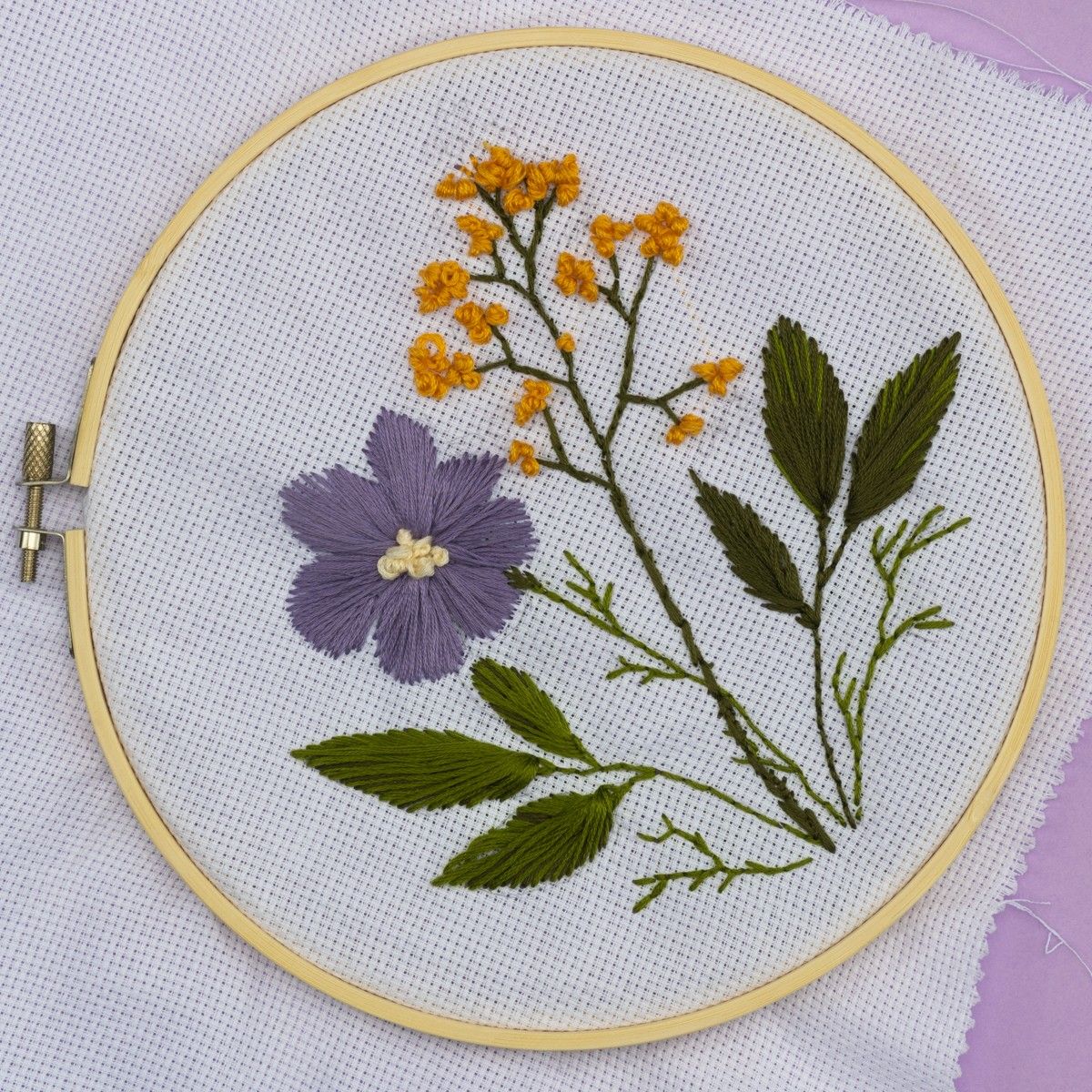 Embroidery Ring with Fabric - Image 5