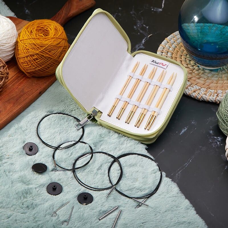 Bamboo Starter Interchangeable Circular Needle Set - Image 4