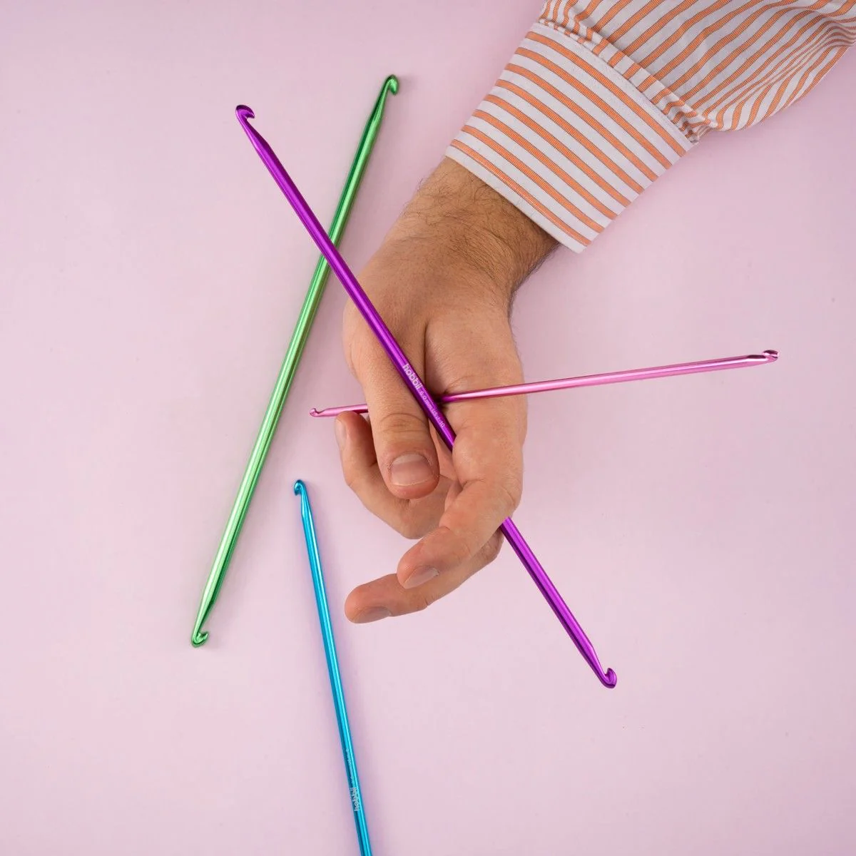 Alu Double Ended Tunisian Crochet Hook - 28 cm (11 in) - Image 5