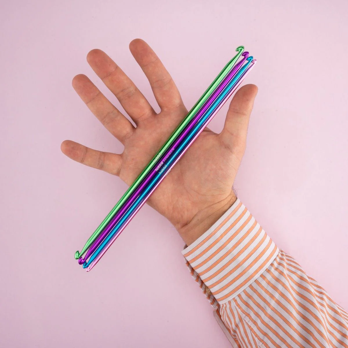 Alu Double Ended Tunisian Crochet Hook - 28 cm (11 in) - Image 6
