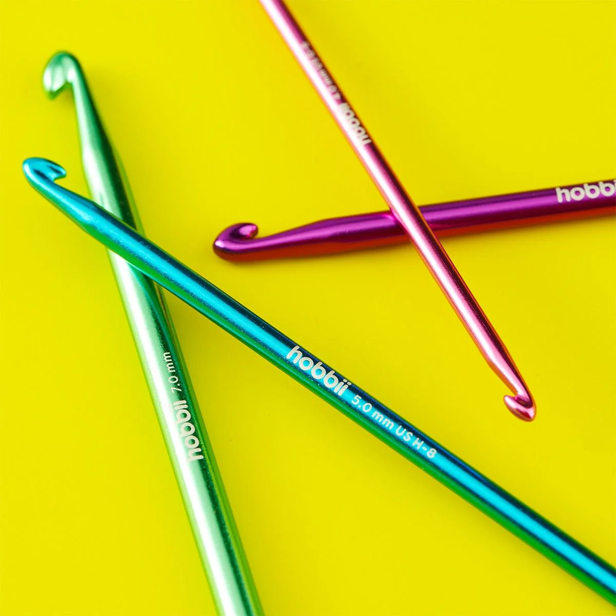 Alu Double Ended Tunisian Crochet Hook - 14 cm (5.5 in) - Image 5
