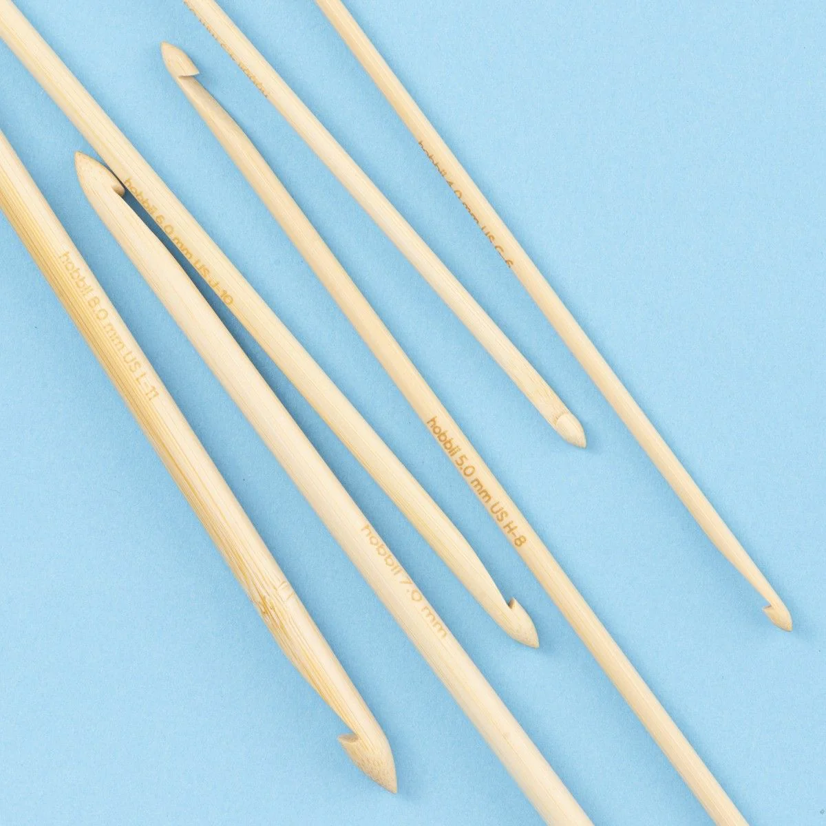 Bamboo Double Ended Tunisian Crochet Hook - 20 cm (8 in) - Image 3