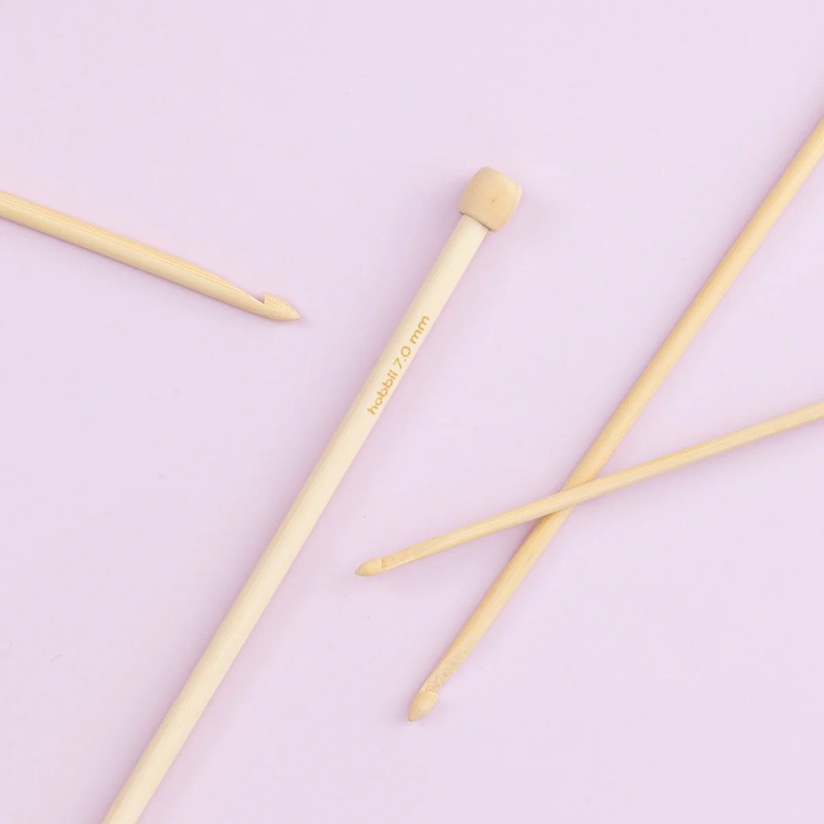 Bamboo Tunisian Crochet Hook - 25 cm (9.8 in) - Image 5