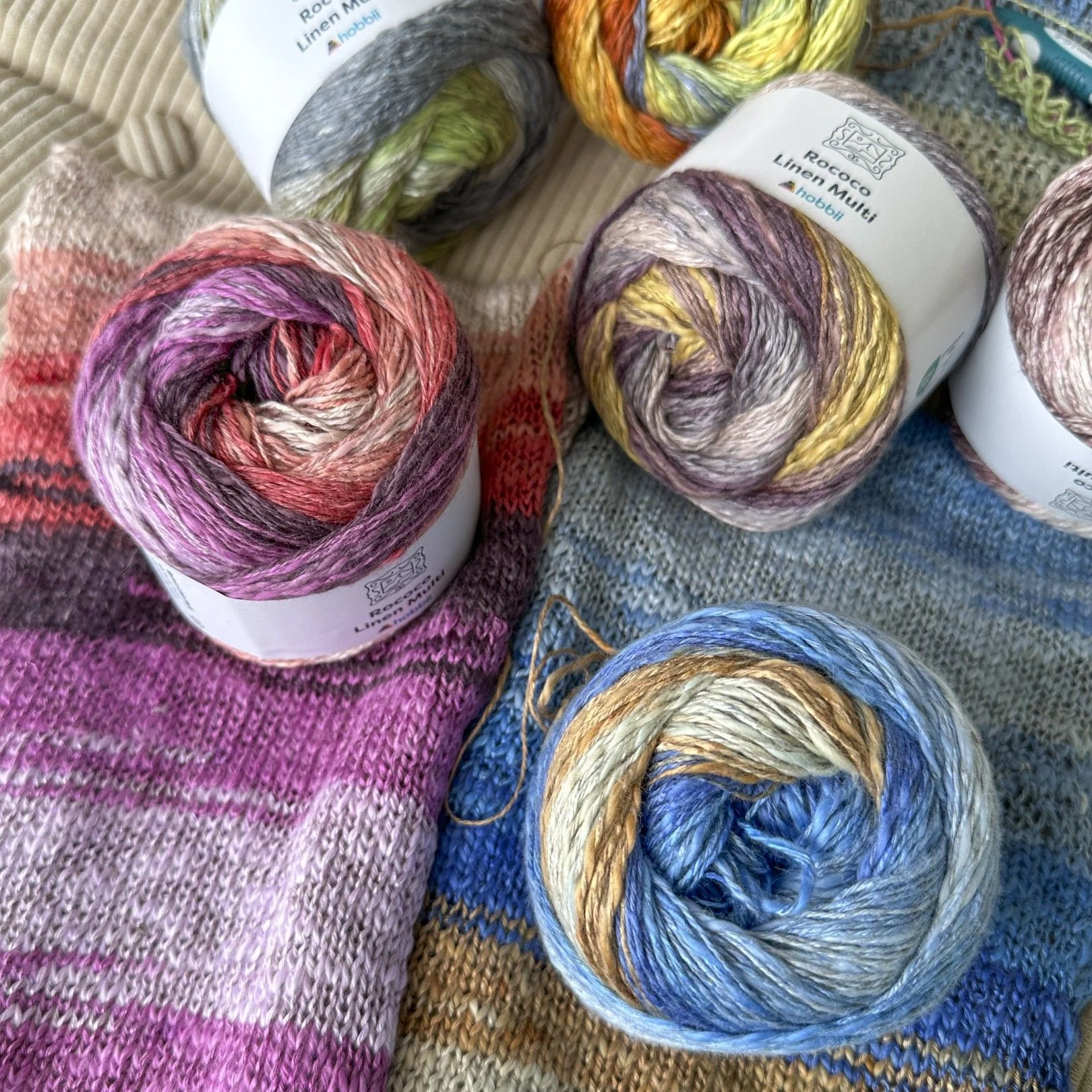 Rococo Linen Multi - Image 13