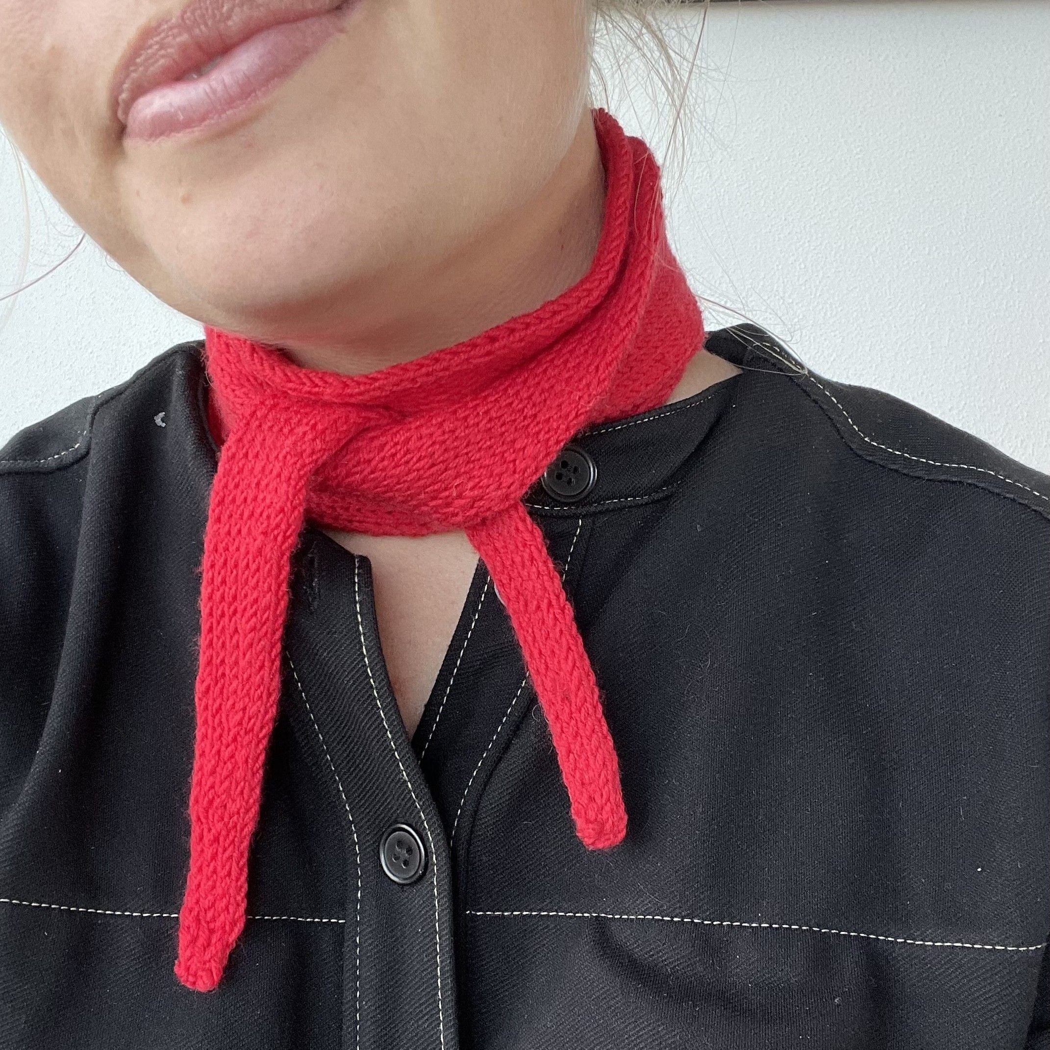 Easy Double Knitted Scarf - Image 2