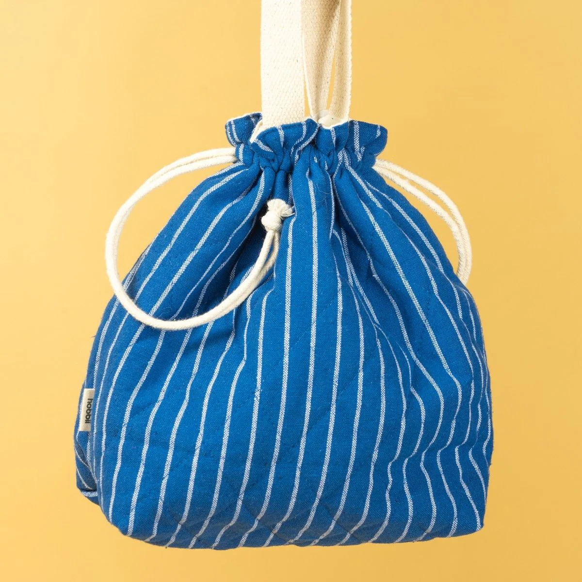 Quilted Project Bag w. Drawstring - Image 2